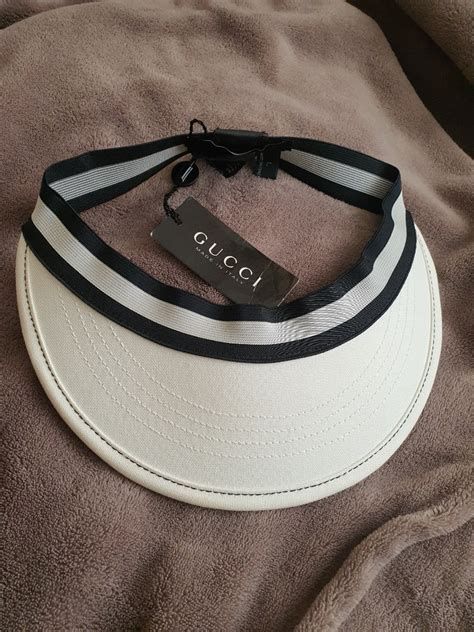 visor gucci fashion|authentic gucci visor.